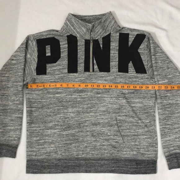 VICTORIA SECRET PINK oversized sweater small grey - Picture 8 of 12